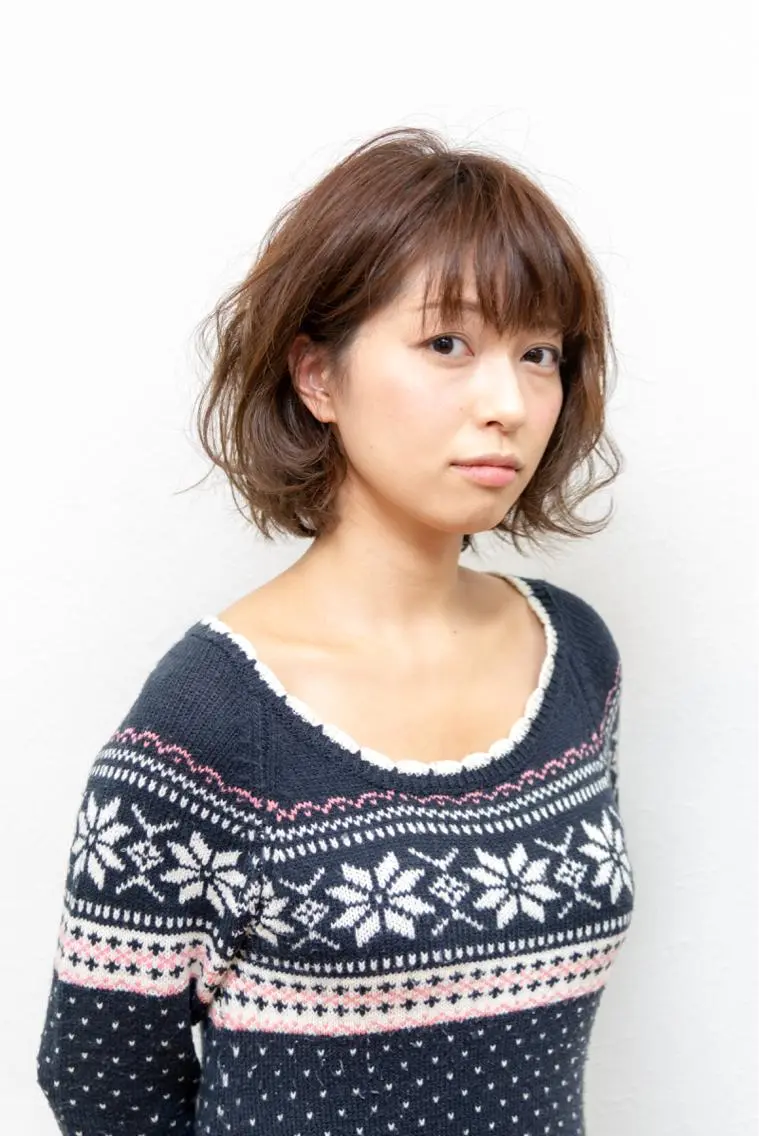ミディアム カラー ベージュカラー ピンクカラー ボブ 似合わせカット a.Pecslap/ TERUのその他イメージ