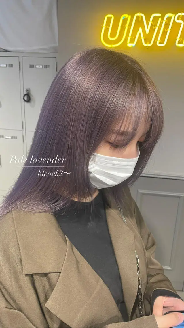ロング カラー ベージュカラー ブリーチ ホワイトベージュ 髪質改善 抜け感レイヤー︴ ニュアンスカラーのヘアスタイル