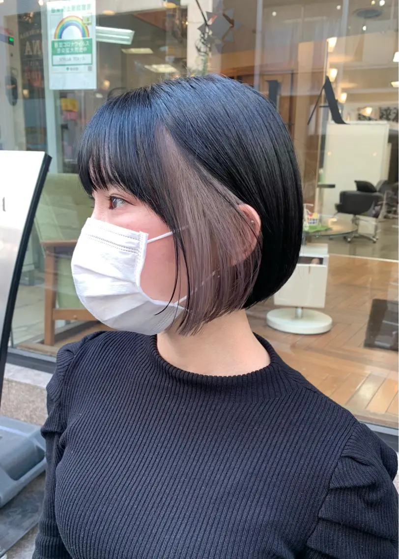 ショート カラー インナーカラー 矢野 晃平のヘアスタイル