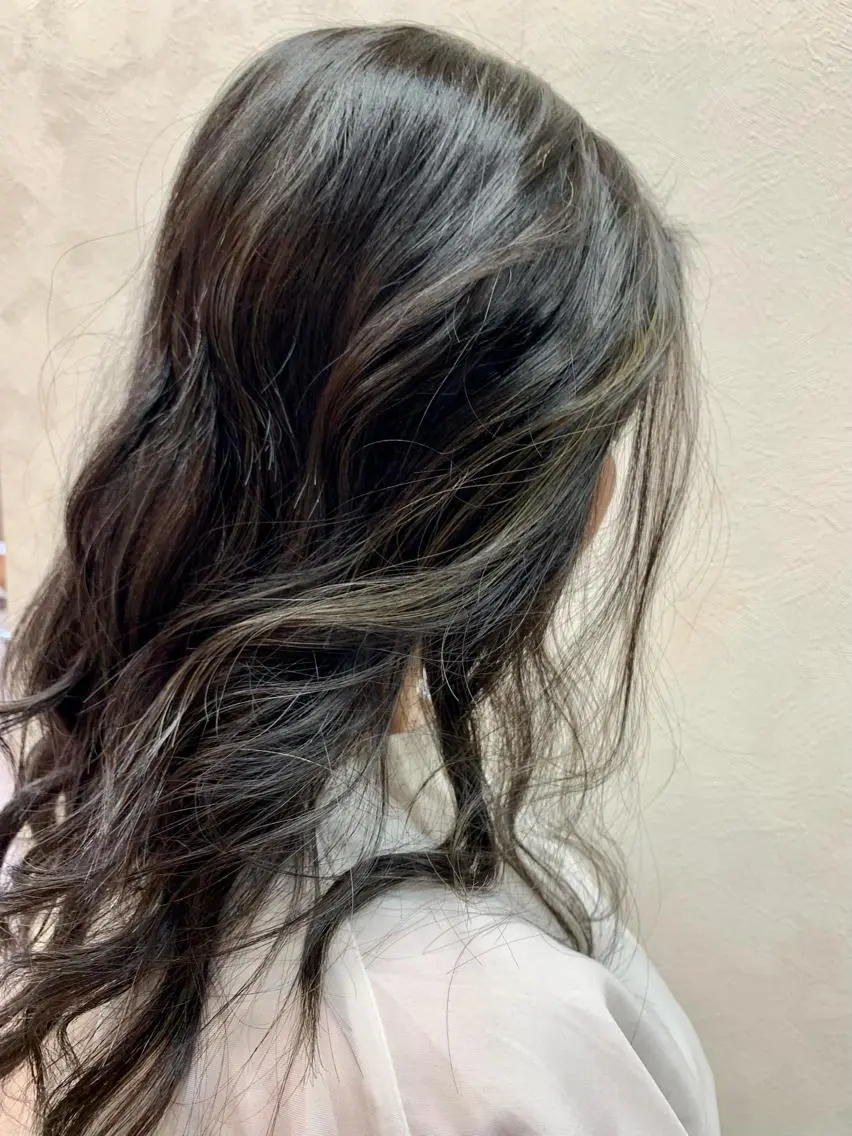 セミロング カラー カット ヘアカラー トリートメント 加藤 産休につき8月末までのヘアスタイル