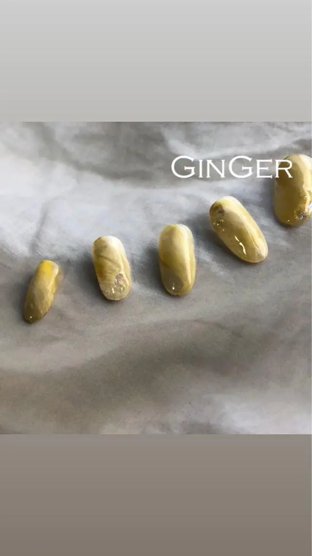 ネイル フットネイル ginger nail&spaのネイルデザイン