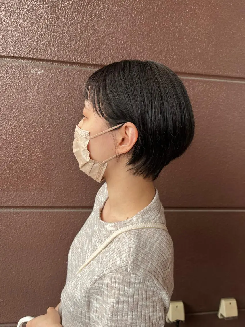 ショート ショートボブ ボブ ショートヘア 福田 しずくのヘアスタイル