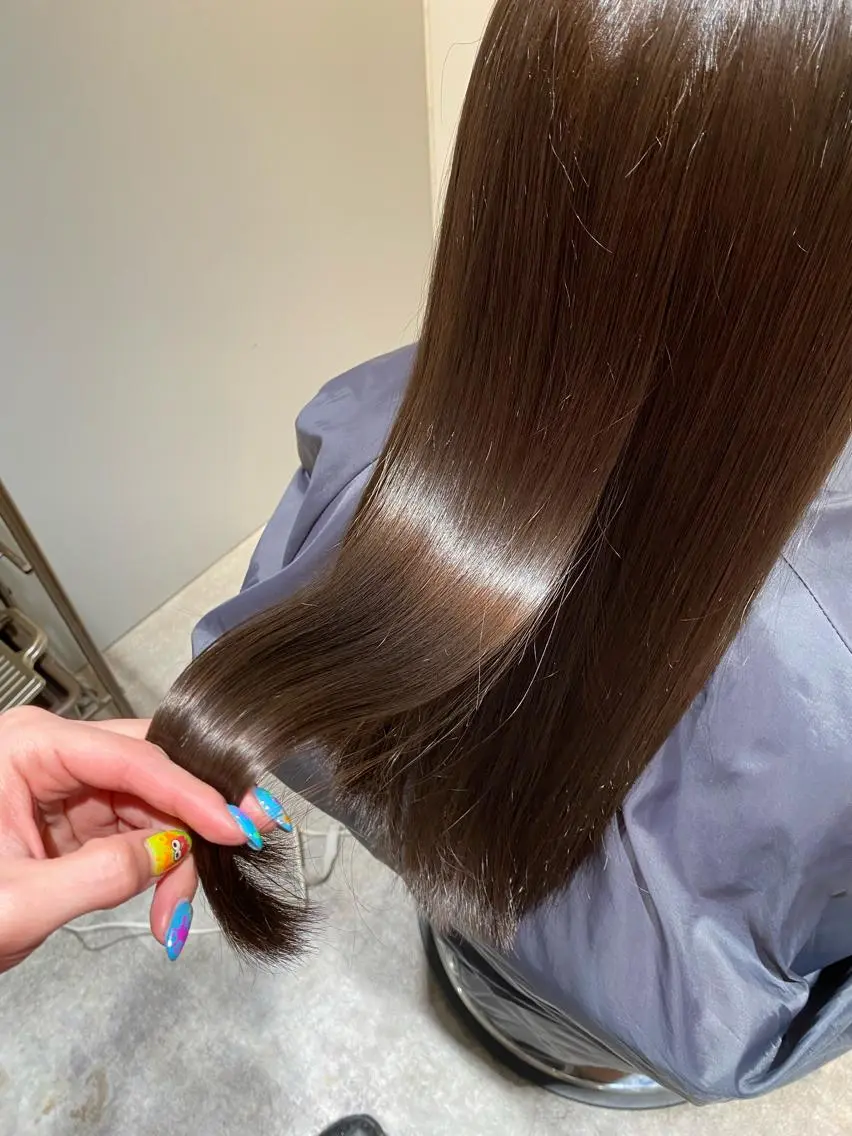 ロング カラー ヘアカラー トリートメント オスズ 🎀´-のヘアスタイル