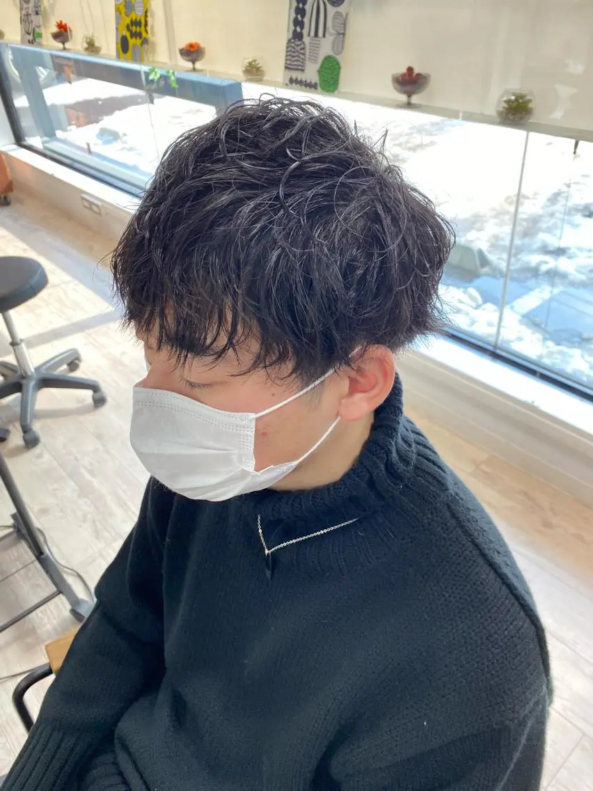 メンズ 髪質改善 メンズパーマゆうひのヘアスタイル