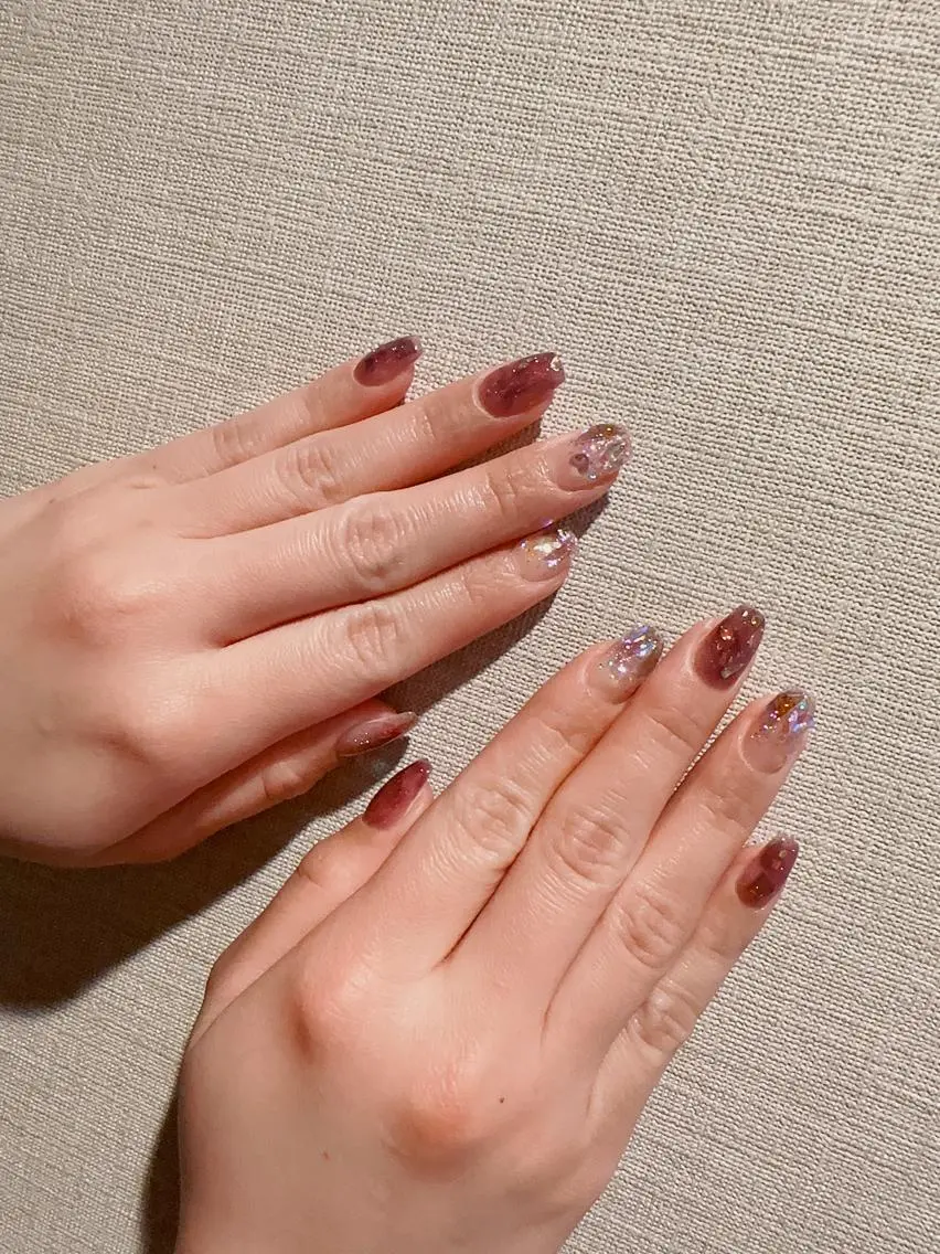 ネイル ハンドネイル 👍thumbs up nail👍のネイルデザイン