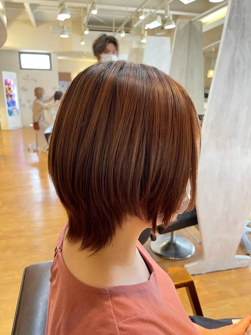ショート 縮毛矯正 トリートメント 梶谷 和希のヘアスタイル