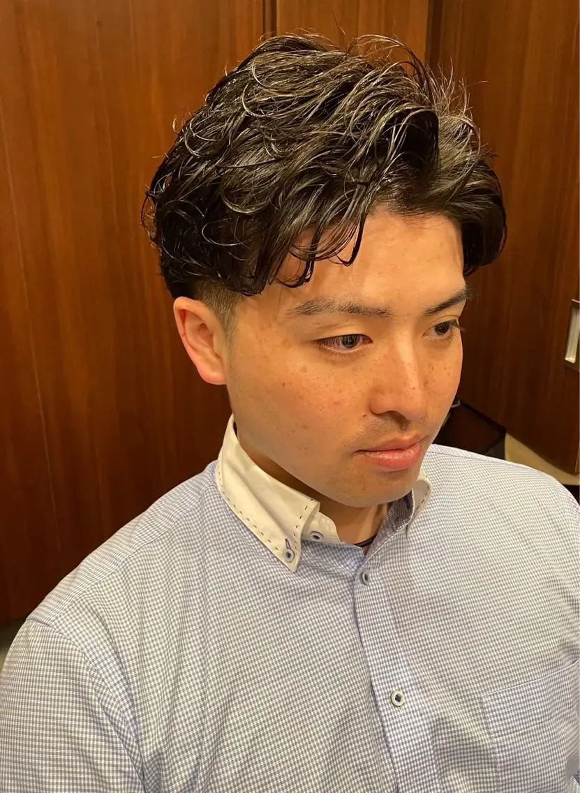 ショート メンズ 安田 遥のヘアスタイル
