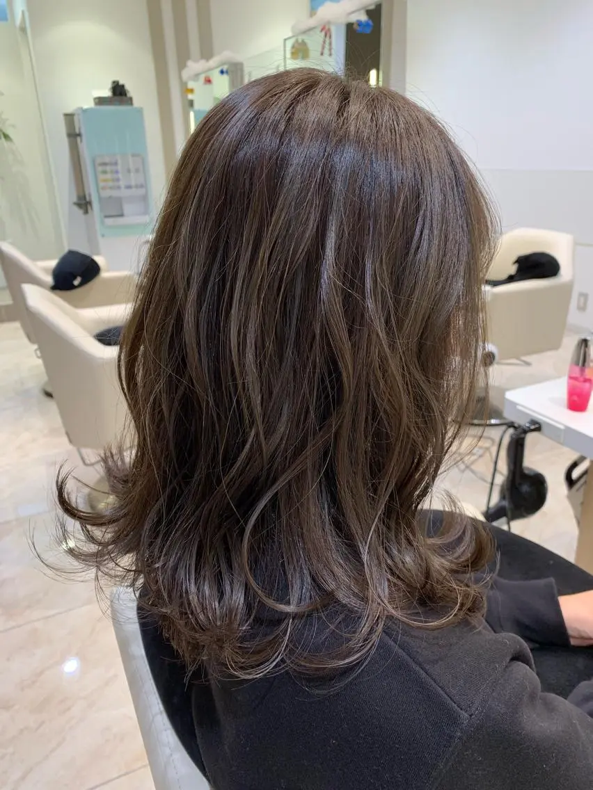 ミディアム カラー ケンジアネッタ Men'sのヘアスタイル