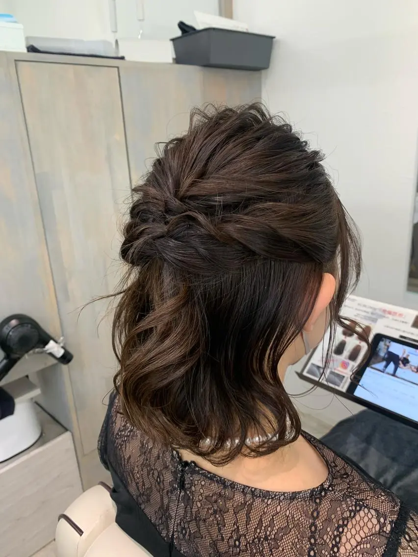 ヘアアレンジ 髪質改善×艶カラー 🌼Haru🌼のヘアスタイル