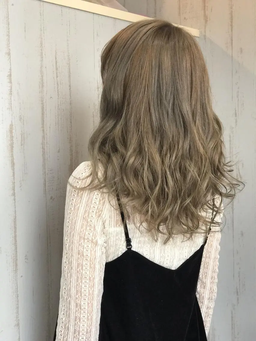 ロング カラー チビ編み込みエクステ シールEXどぅ〜すのヘアスタイル
