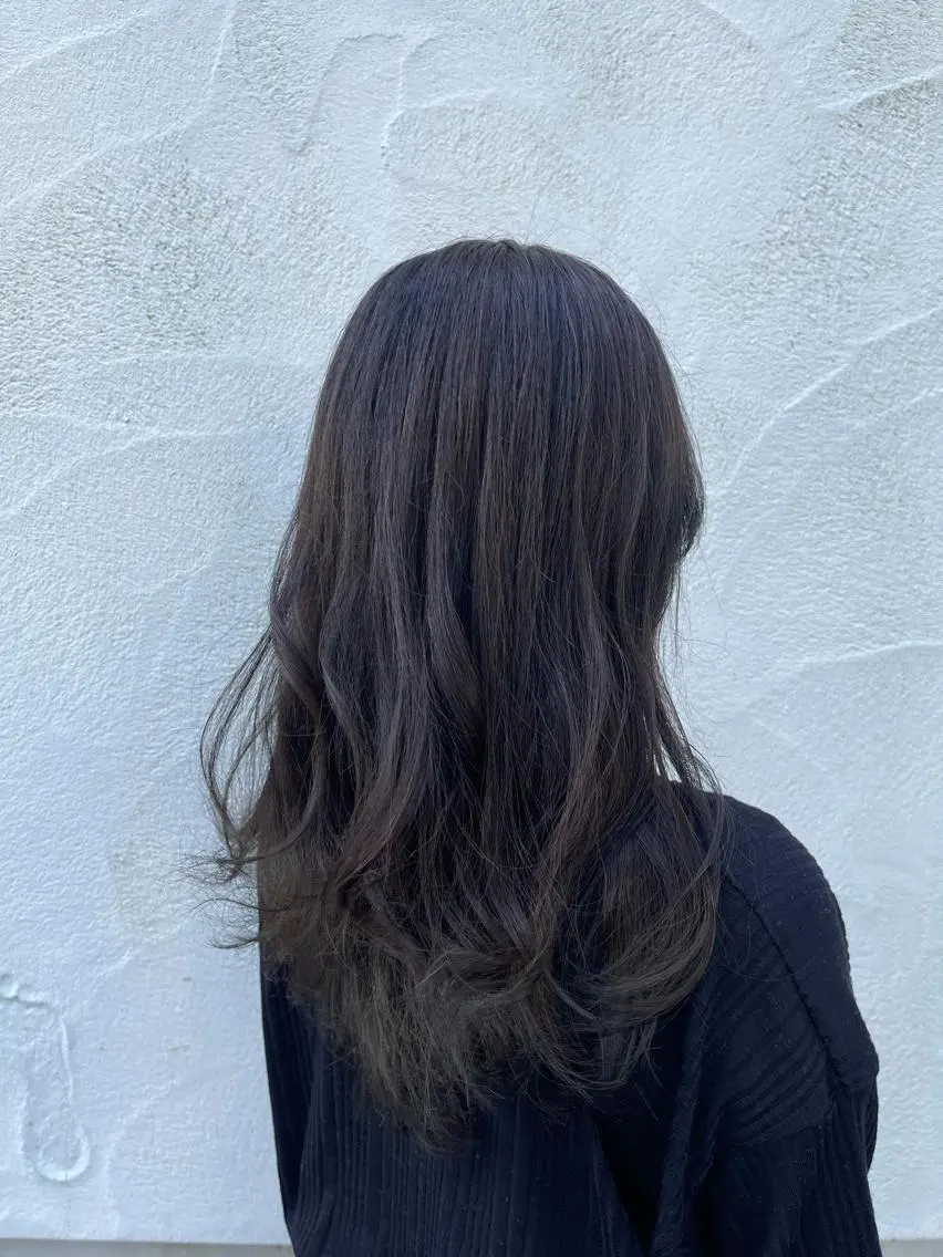 セミロング カラー 髪質改善 💎ASUKAのヘアスタイル