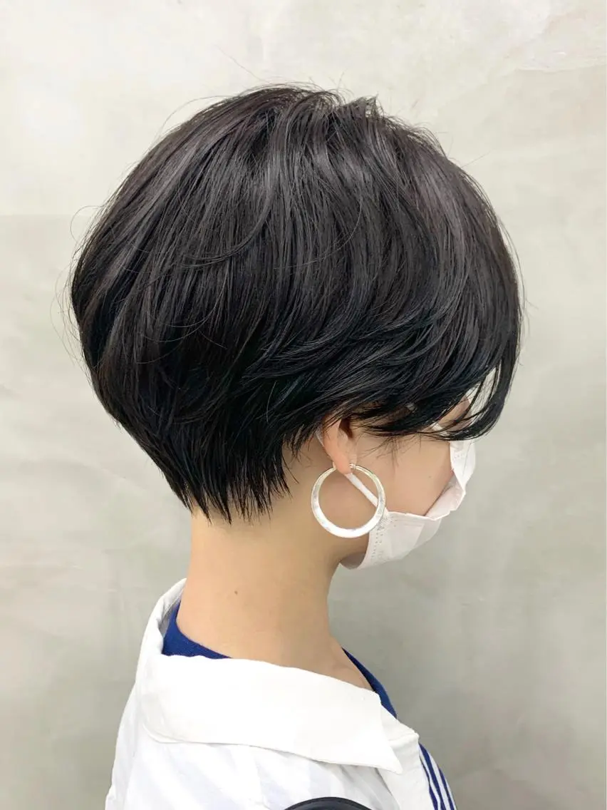 ショート カラー カット ヘアカラー トリートメント 🌿似合わせ透明感 カラー松本朋幸🌿のヘアスタイル
