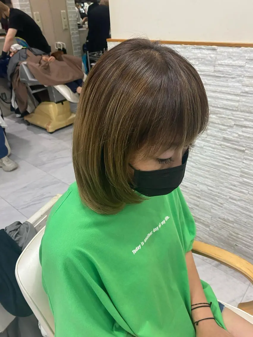 ロング レイヤーカット シャギー 目黒 碧人のヘアスタイル