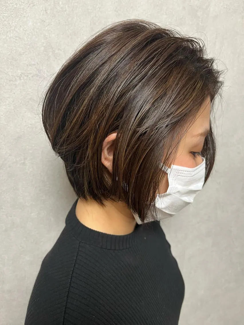 ショート カラー MIKOTO/マンツ ーマン/髪質改善🤎のヘアスタイル