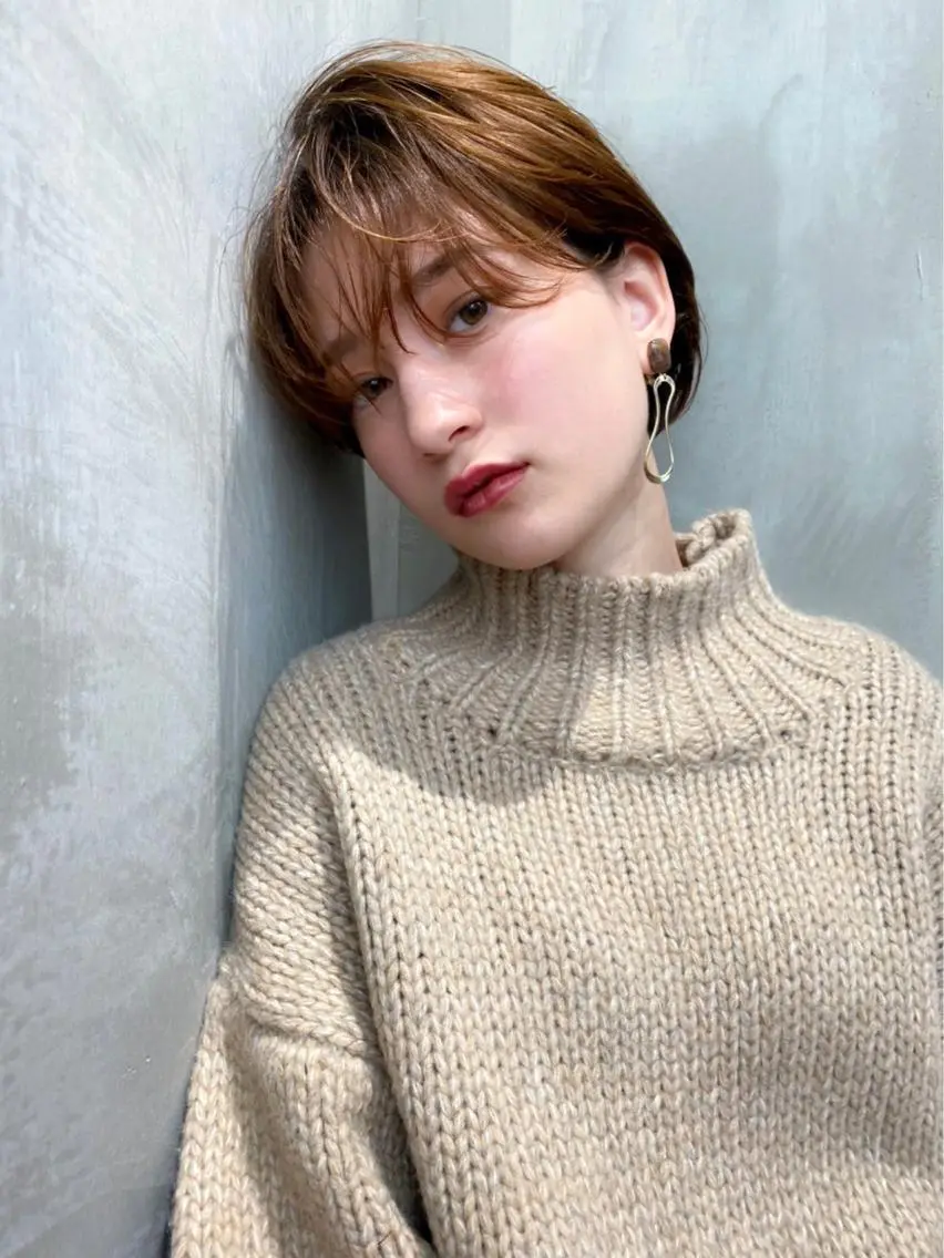 ショート カラー カット ヘアカラー トリートメント 🉐レイヤー/塩見 弘樹🉐渋谷のヘアスタイル