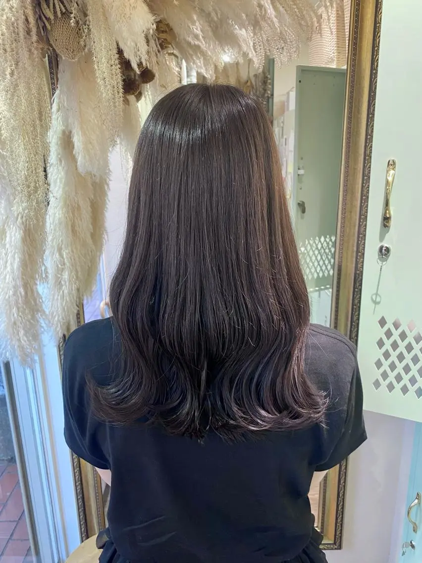 ロング カラー 透明感カラー/韓国 ヘア🩶yuri🩵のヘアスタイル