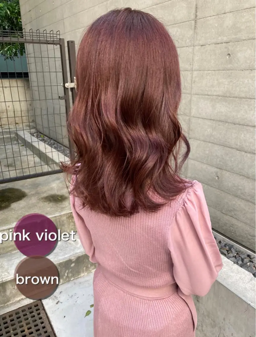 ミディアム カット ヘアカラー トリートメント ✨色持ちの良い艶 カラー✨蟹江真世のヘアスタイル