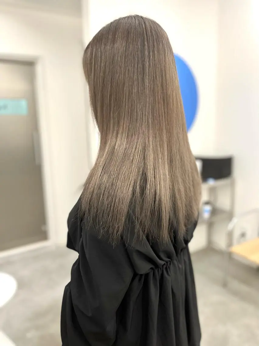 ロング カラー ヘアカラー KEPKA ヤマグチ 天神 今泉のヘアスタイル