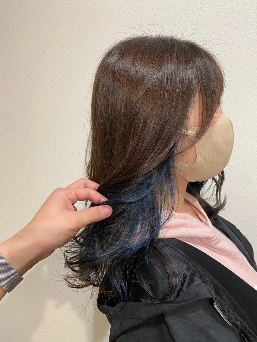 セミロング カラー カット ヘアカラー トリートメント 美髪・透明感カラー 西川仁弥のヘアスタイル