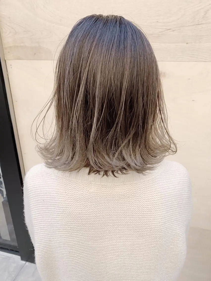 ショート カラー バレイヤージュ ボブ レイヤーカット 【完全マンツー 恵比寿】佐藤 翔のヘアスタイル