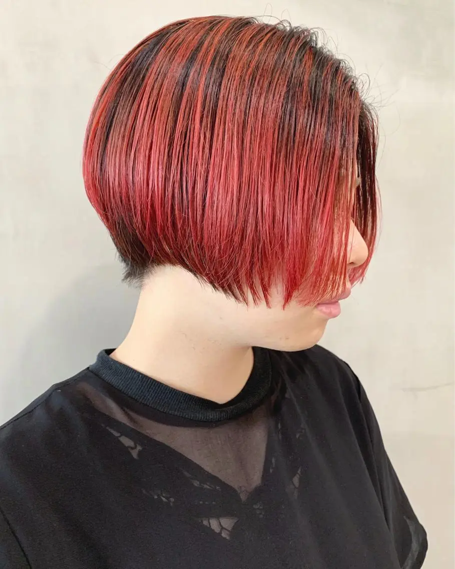 ショート カラー カット ヘアカラー トリートメント 優作 〜圧倒的信頼〜のヘアスタイル