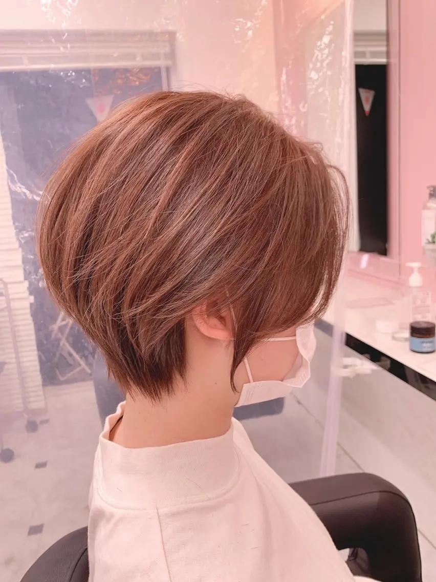 ショート 【赤み消しカラー】 中野浩太のヘアスタイル