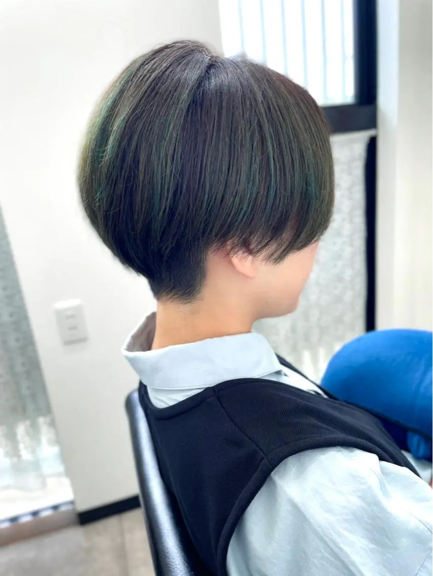 ショート カラー カット ヘアカラー トリートメント 【半個室サロン】 山本 崇仁のヘアスタイル