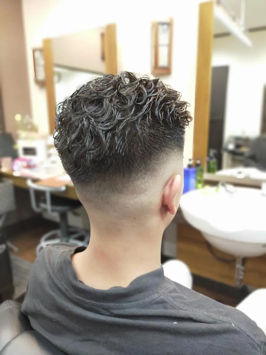 ショート 男を磨く Barber オオキのヘアスタイル