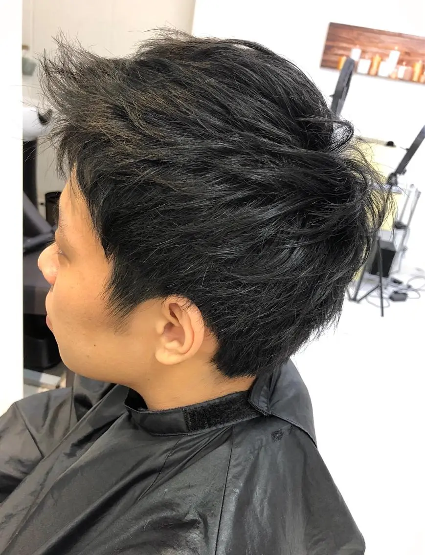 ショート カラー パーマ ヘアアレンジ メンズ メンズ似合わせ🪞 kotoriのヘアスタイル