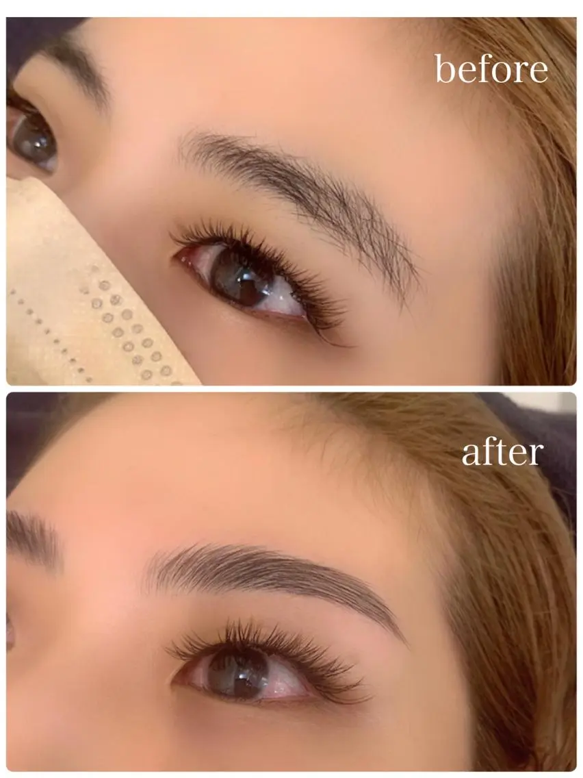 アイブロウ ハリウッドブロウリフト ワックス脱毛 その他(アイブロウ) eyelist萩元 /店長🍒のマツエク・マツパデザイン