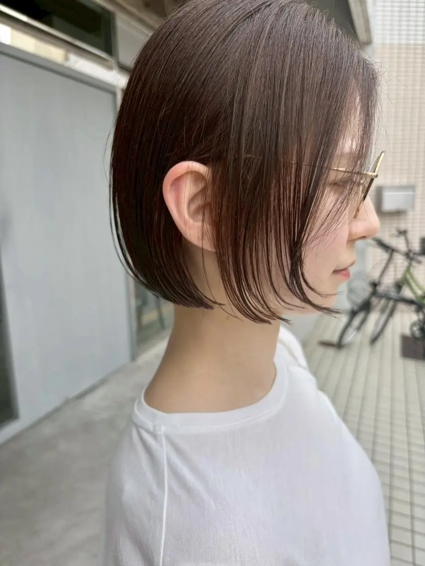 ショート ボブ カット トリートメント トレンドボブ/ パーマ🌰くりーわのヘアスタイル