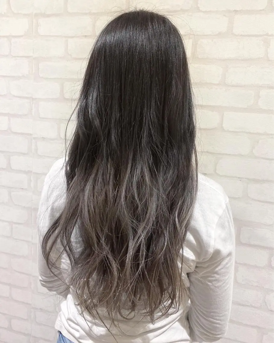ロング カラー グラデーションカラー ヘアカラー ✨レイヤーお任せ✨ 林有里子のヘアスタイル