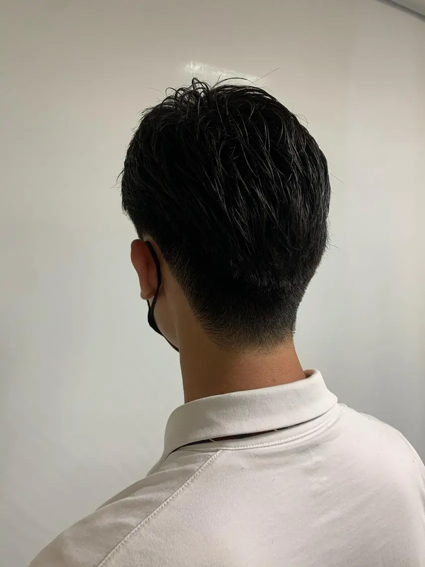 ショート メンズ 学生(メンズ向け) 刈り上げ 学生 ウスイマイコ カット/ケアカラーのヘアスタイル