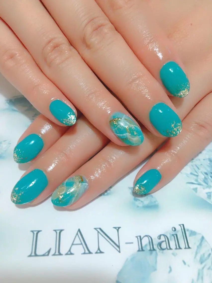 ネイル 大理石ネイル(マーブル) LIAN- nailのネイルデザイン