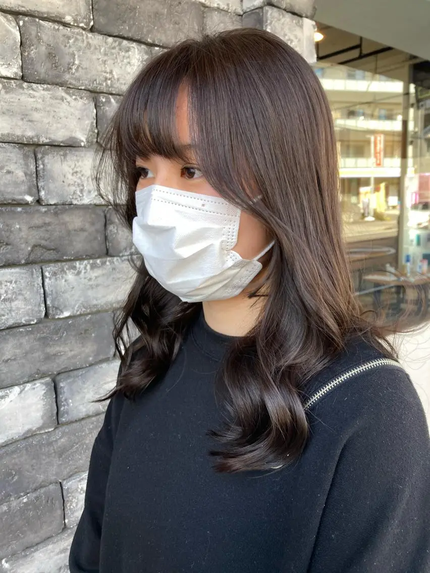 セミロング カラー カット ヘアカラー トリートメント ヘアセット ✂️似合わせの魔術師 石田一樹✂️のヘアスタイル