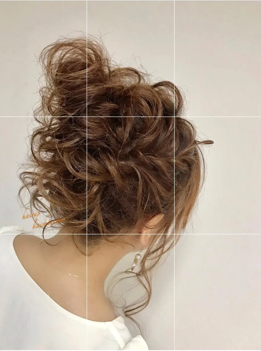 セミロング カラー パーマ ヘアアレンジ ネイル マツエク・マツパ 吉川 宙翔のヘアスタイル