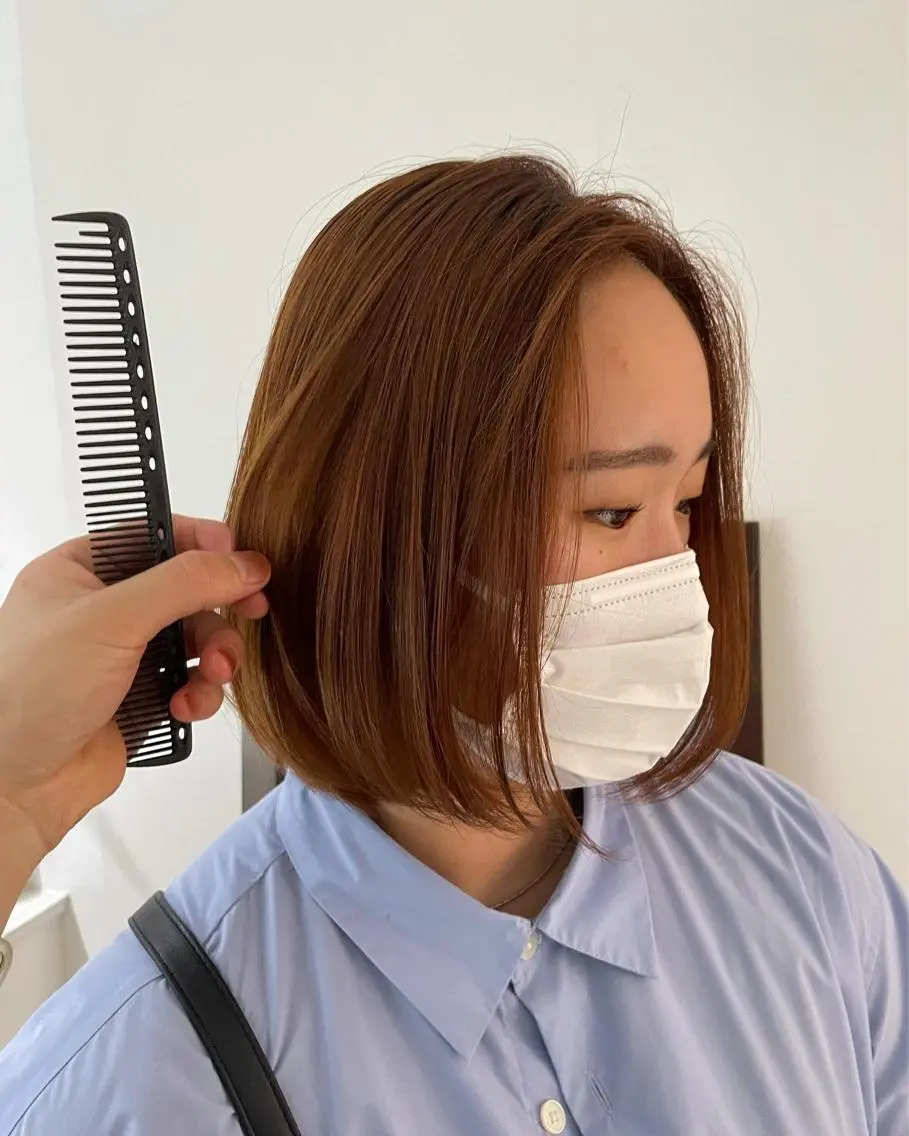 ショート カラー 大人ボブと似合 わせカラー/馬場 翼のヘアスタイル