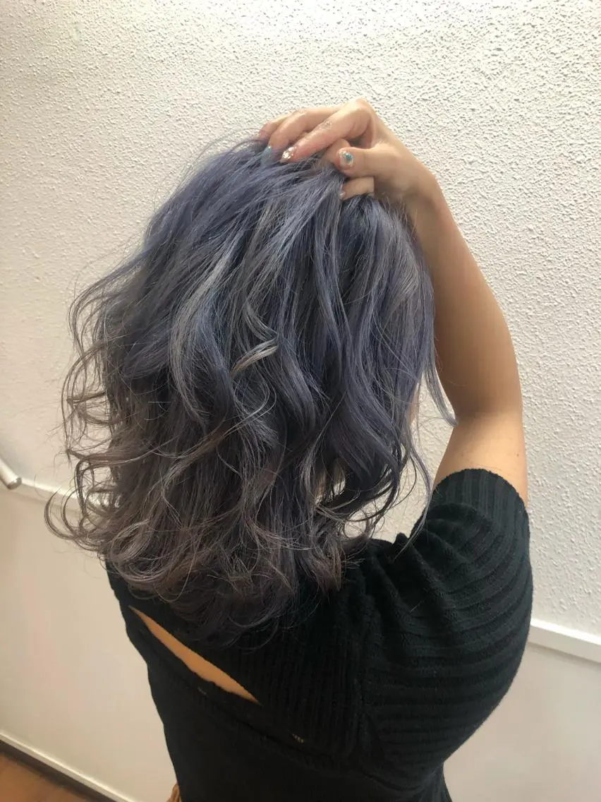 ミディアム カラー マンツーマンサロン 🤍Tanakaのヘアスタイル