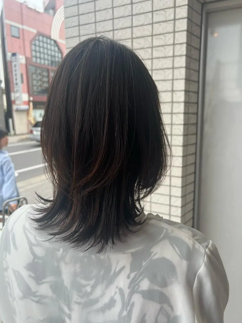 ミディアム Mika Haraguchiのヘアスタイル
