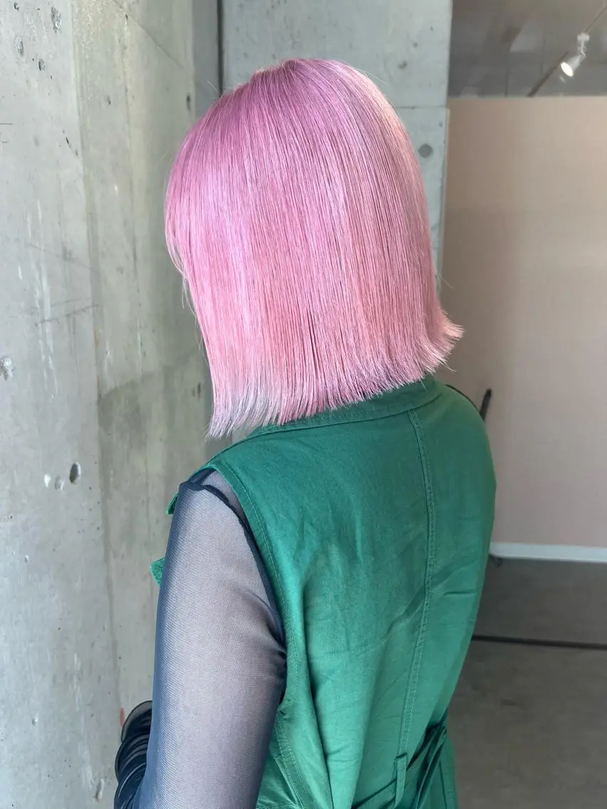 ショート カラー バレイヤージュ ブリーチ ケアブリーチ ハイライトカラー インナーカラー ヘアカラー トリートメント lani ブリーチ /ダブルカラーのヘアスタイル