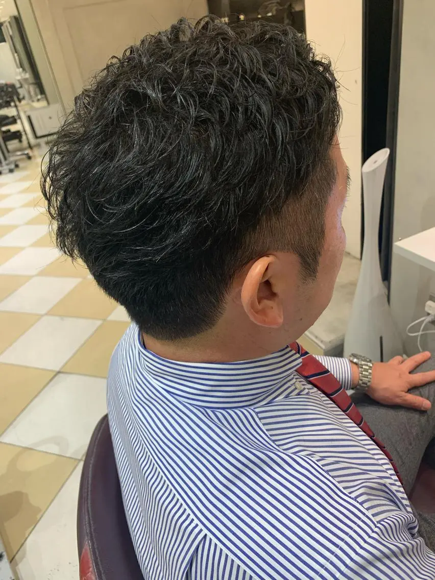 ショート カット ヘアセット ✨上村 潤平✨メンズヘア✨のヘアスタイル