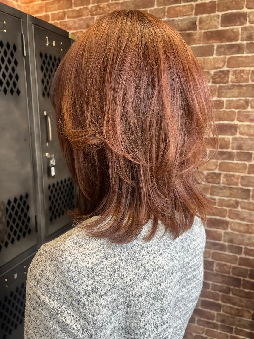 ミディアム カラー パーマ ヘアアレンジ メンズ キッズ ネイル マツエク・マツパ アイブロウ メンズブリーチ メンズハイライト メンズインナーカラー メンズ韓国風 ブリーチ 久木原 ゆりのヘアスタイル