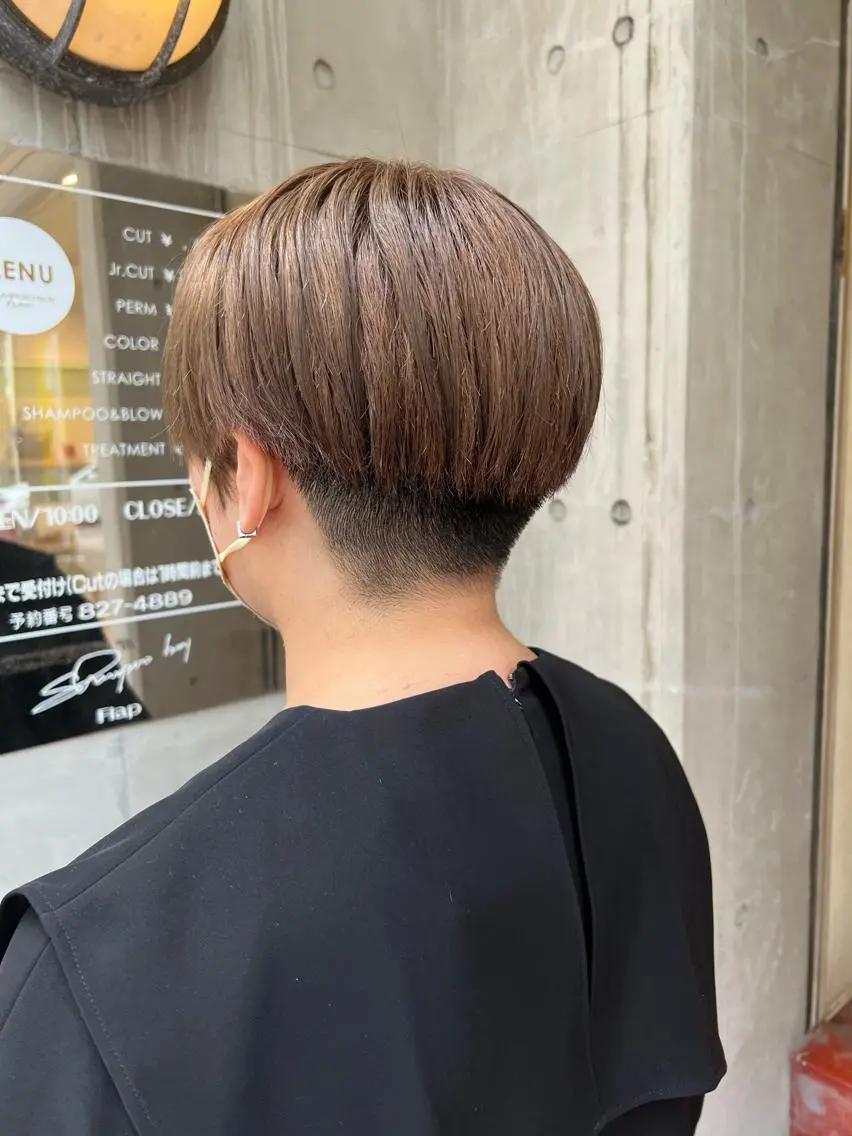 ショート カラー ヘアアレンジ 「sumi」 AMIのヘアスタイル