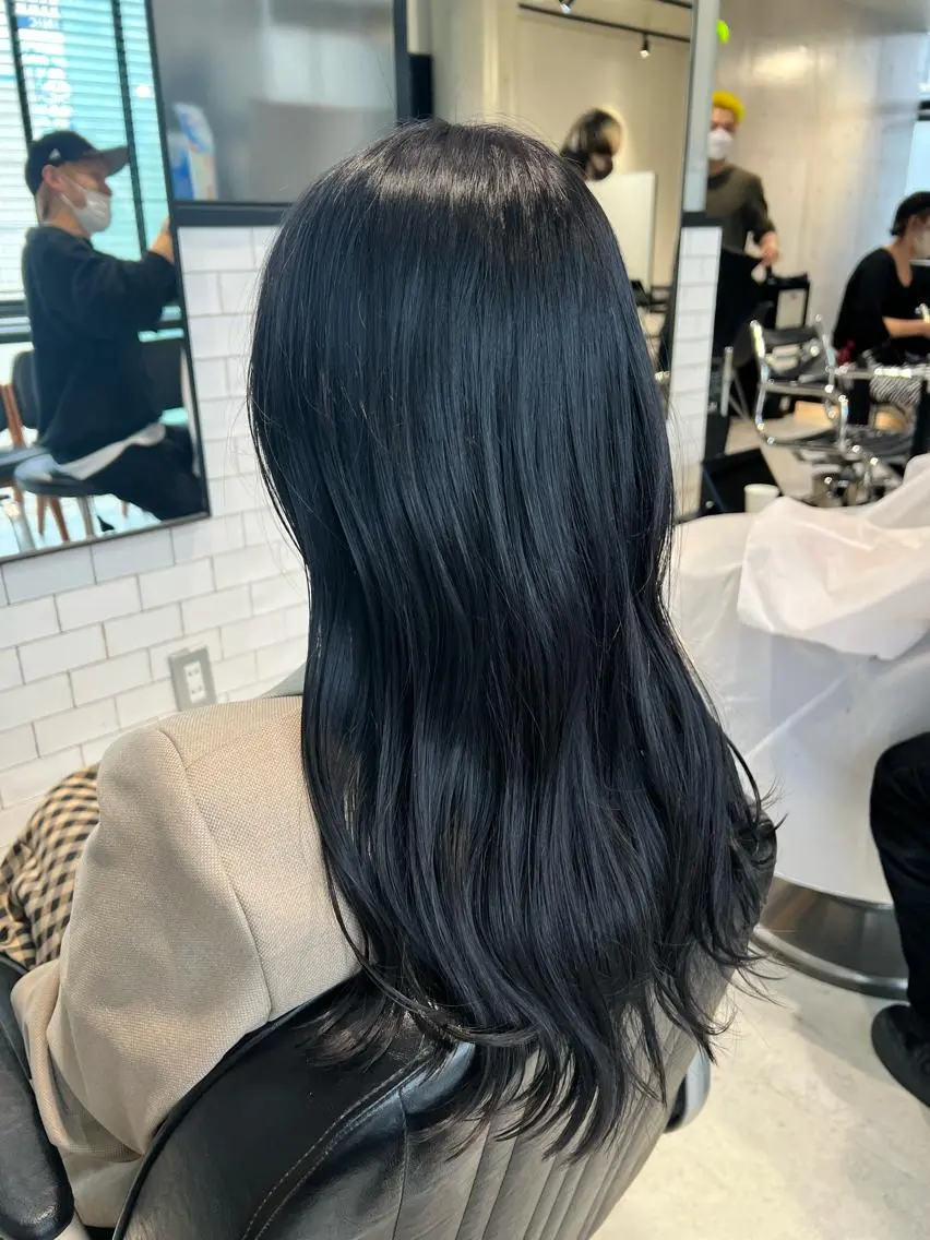 ロング カラー カット ヘアカラー トリートメント 赤みゼロ/透明感 カラー🌿KANTAのヘアスタイル