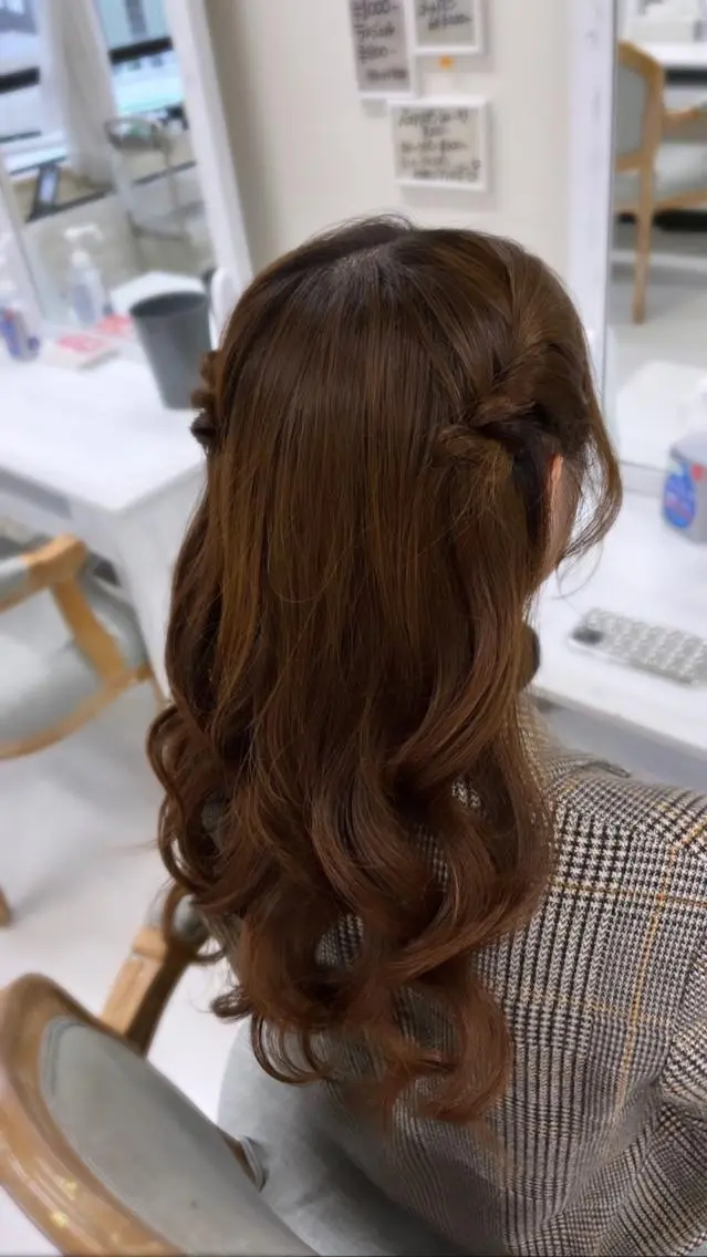 ヘアアレンジ ヘアセット ヘアセットサロン ココのヘアスタイル