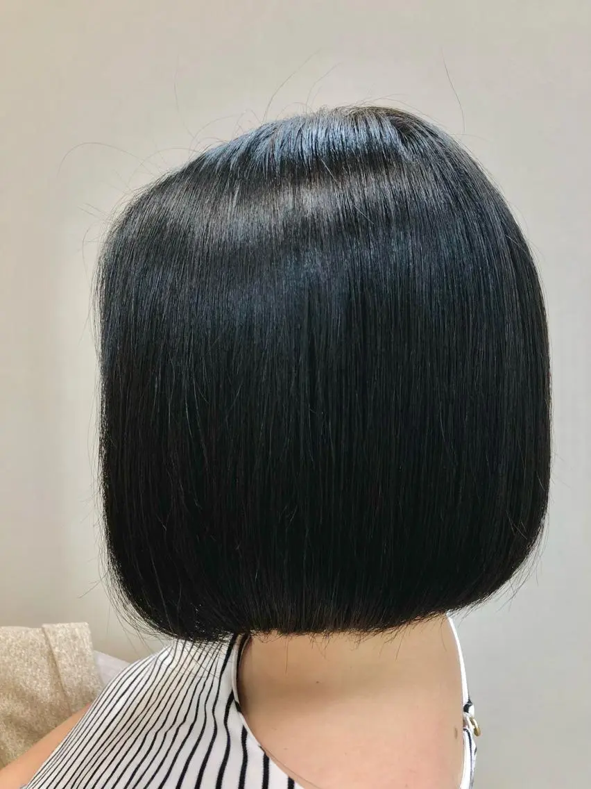 ショート 縮毛矯正 カット 縮毛矯正 ショート/白髪ぼかし 君和田若菜のヘアスタイル
