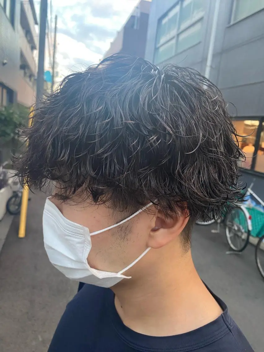パーマ メンズ カット パーマ ヘアセット 再現性No.1ヘア ごーた立川のヘアスタイル