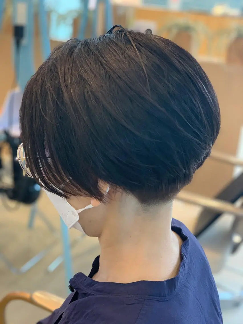 ショート カラー 北川 拓也のヘアスタイル