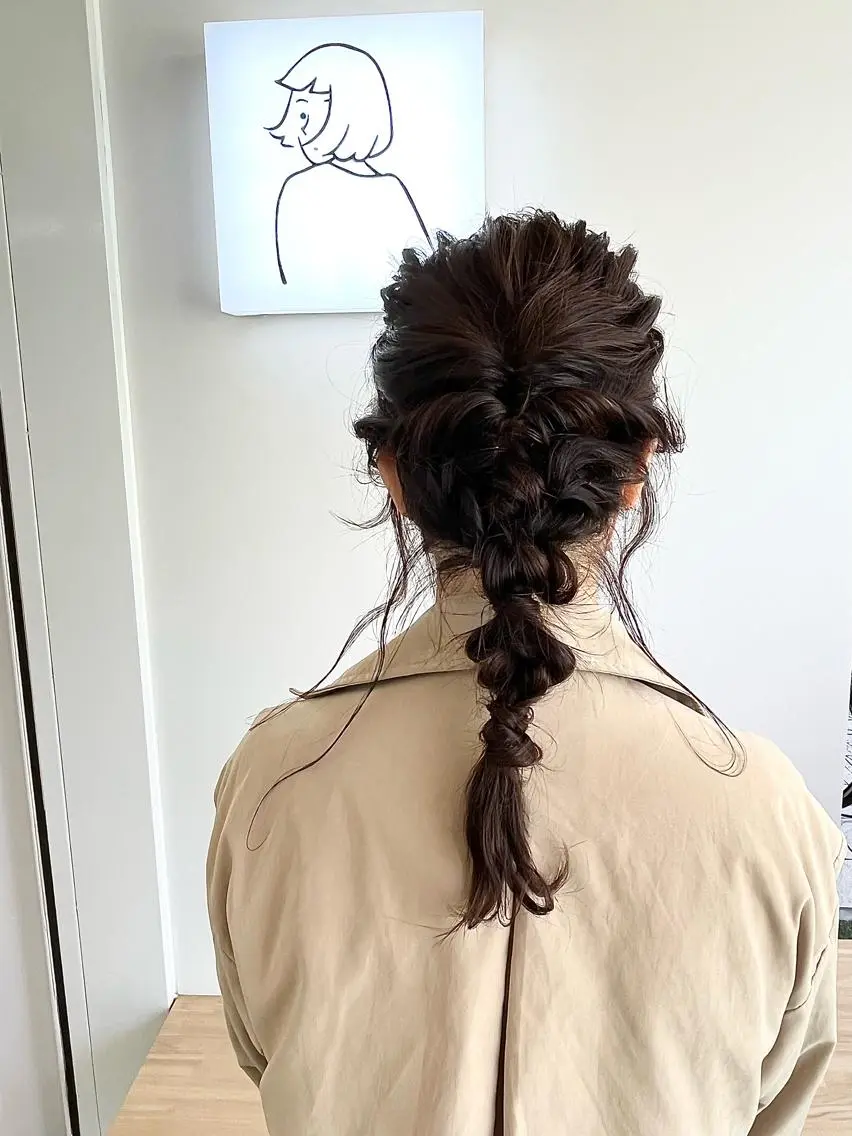 ヘアアレンジ ヘアセット 平尾✨ヘアセット/顔 周り💐Tommyのヘアスタイル