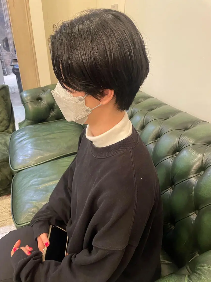 ショート ハンサムショート ショートヘア 山岸 朱里のヘアスタイル
